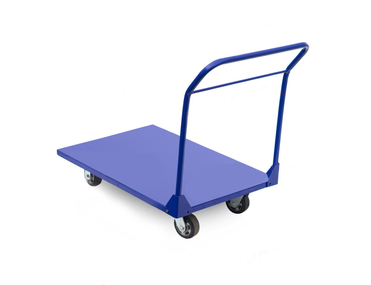 Платформенная складская тележка Скиф Heavy 1250/800/125мм/800кг -  Skif.in.ua