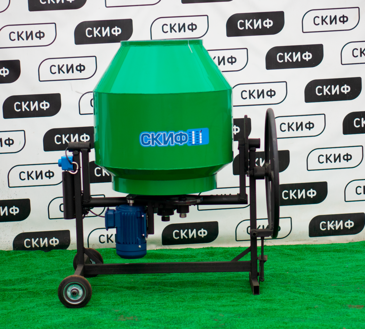 Бетонозмішувач Скіф БСМ-200 з редуктором перевороту -  Skif.in.ua