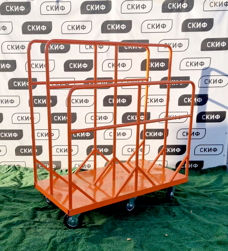 Платформенная тележка для листового материала 1320/690/160мм 500кг -  Skif.in.ua