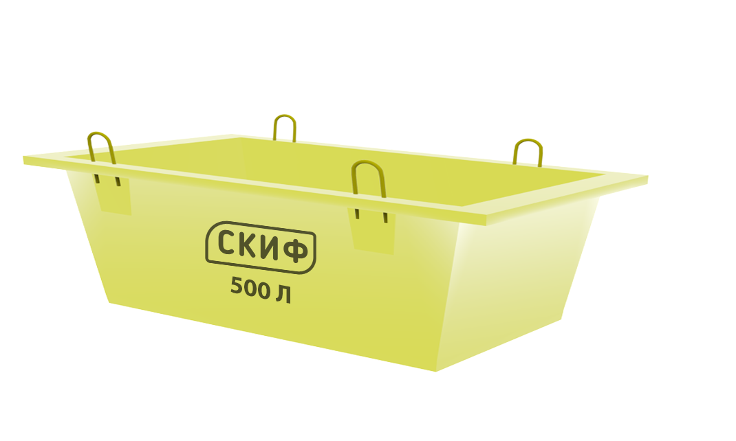 Ящик для бетону Скіф 500 л -  Skif.in.ua