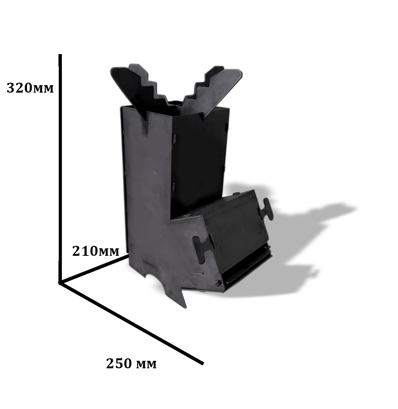 Похідна Турбо піч розбірна 32 -  Skif.in.ua