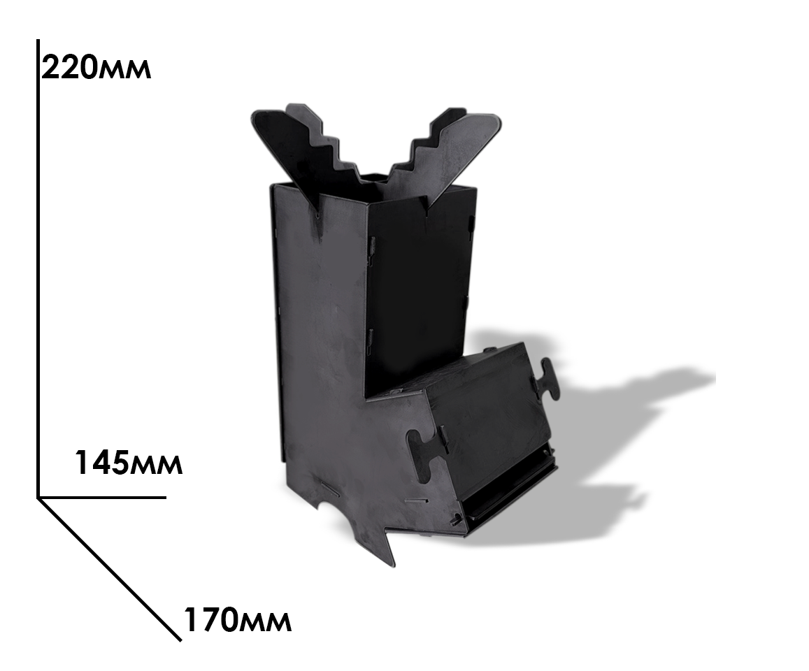 Похідна Турбо піч розбірна 22 -  Skif.in.ua