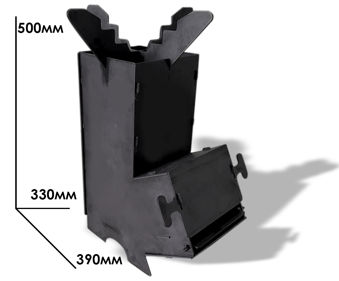 Похідна Турбо піч розбірна 50 -  Skif.in.ua
