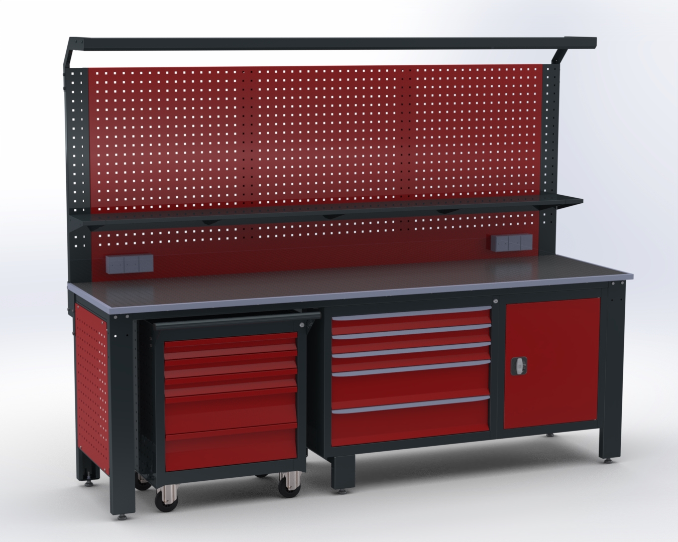 Верстак Скіф 2505 PRO серія з візком -  Skif.in.ua