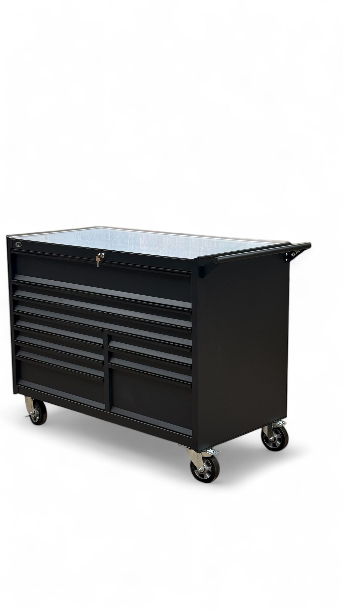 Тележка инструментальная СКИФ 60″ BLACK 1520мм 10 ящиков -  Skif.in.ua